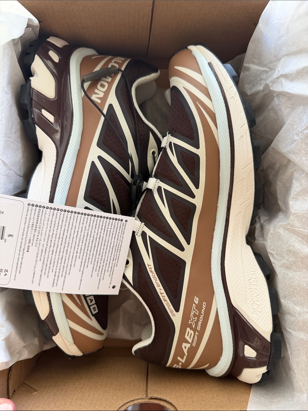 SALOMON XT-6 black coffee burro bitter chocolate - Picture 2 of 2